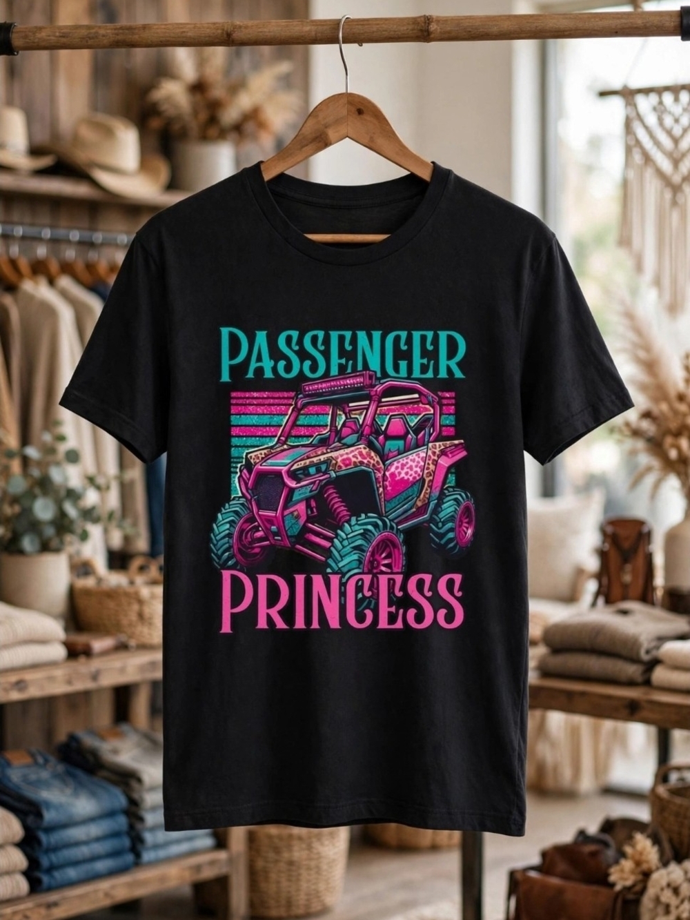 Passenger Princess Trail Rider Shirt Charcoal/Black NWT Boutique